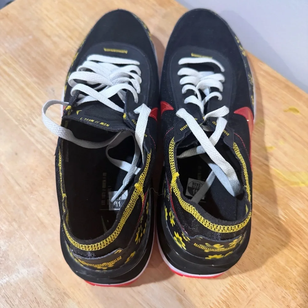 Nike Waffle One Sunflower Men's Sneakers Habanero DQ7637-001 Size 11